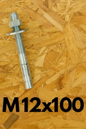 Fixanker M12 x 100, große Unterlegscheibe