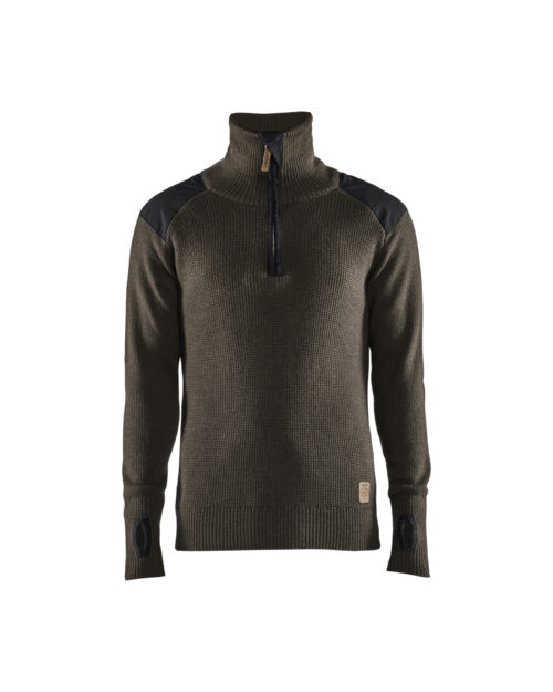 Wollsweater Half Zip