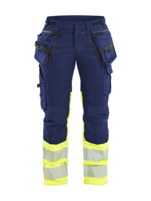 Damen High Vis Arbeitshose Stretch