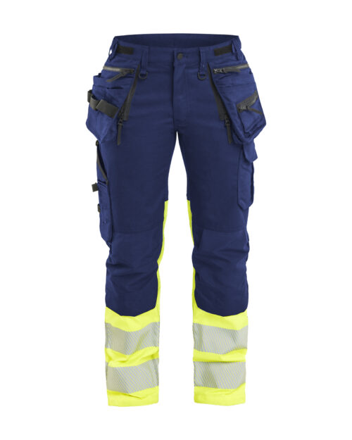 Damen High Vis Arbeitshose Stretch