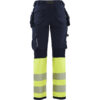 Damen High Vis Arbeitshose 4-Wege-Stretch