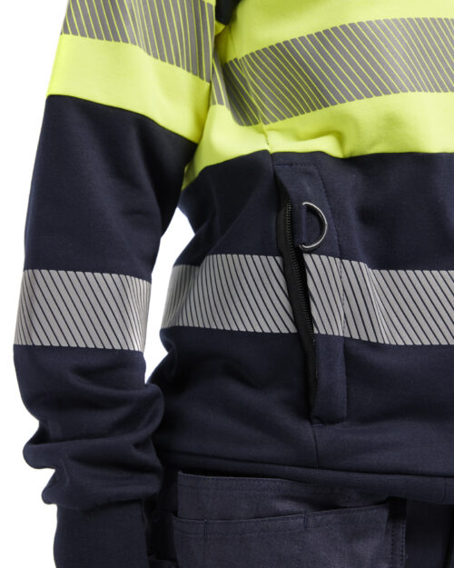 Damen High Vis Multinorm Sweatjacke