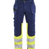 High Vis Arbeitshose mit Stretch
