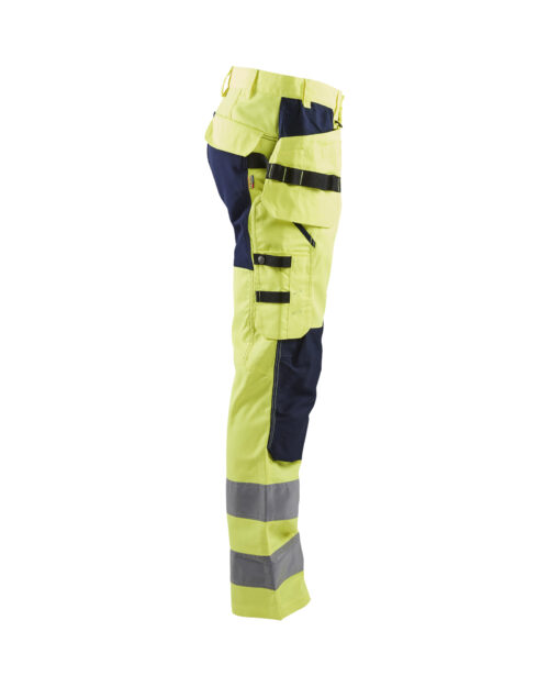 High Vis Arbeitshose mit Stretch