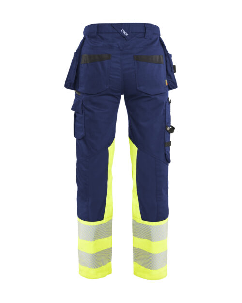 Damen High Vis Arbeitshose Stretch