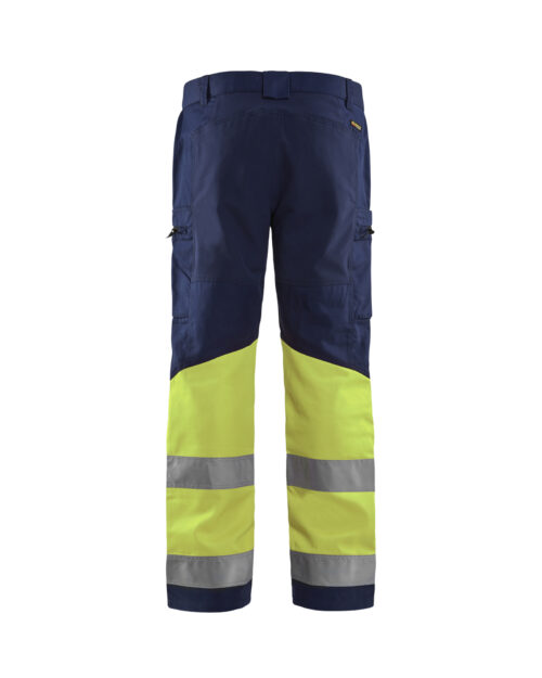 High Vis Arbeitshose mit Stretch
