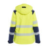 Damen High Vis Softshell Winterjacke leicht gefüttert