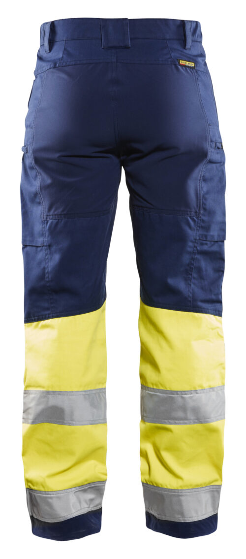 Damen High Vis Arbeitshose mit Stretch