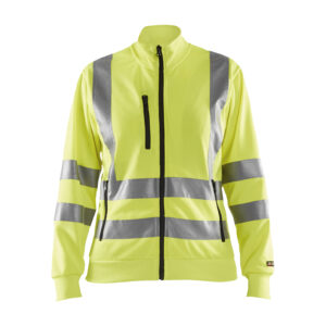 Damen High Vis Sweatjacke