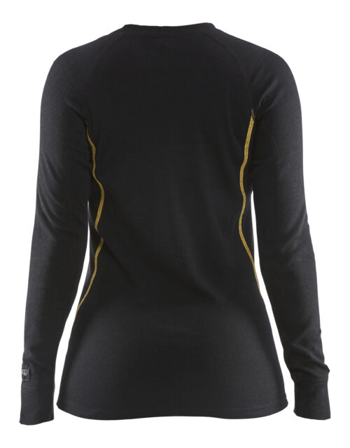 Damen Flammschutz Thermo-Shirt, 68% Merino