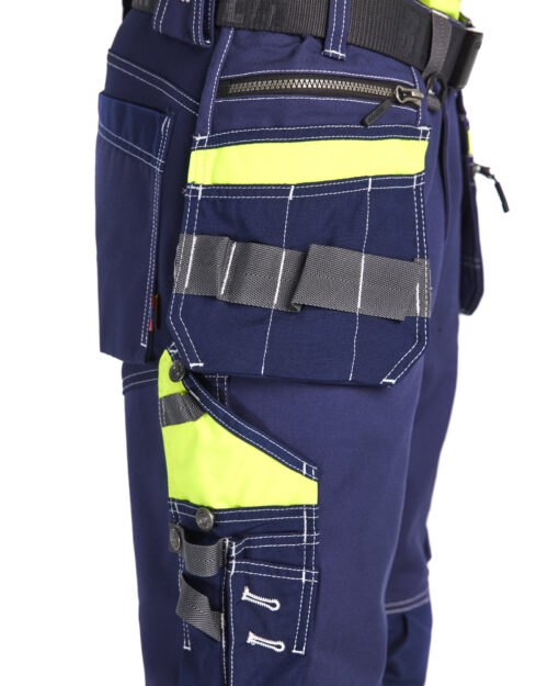 High Vis Arbeitshose mit Stretch