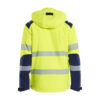 High Vis Softshell Winterjacke leicht gefüttert