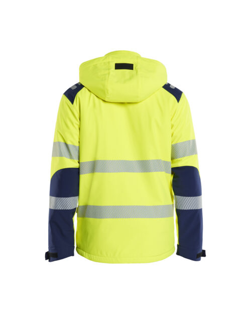 High Vis Softshell Winterjacke leicht gefüttert