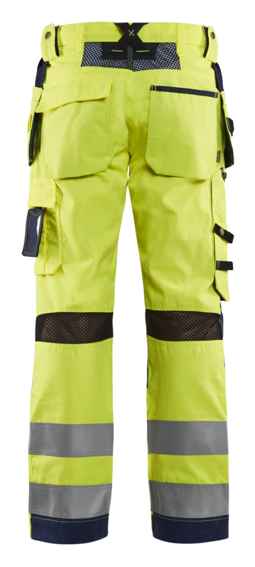 High Vis Arbeitshose mit Ventilationseffekt