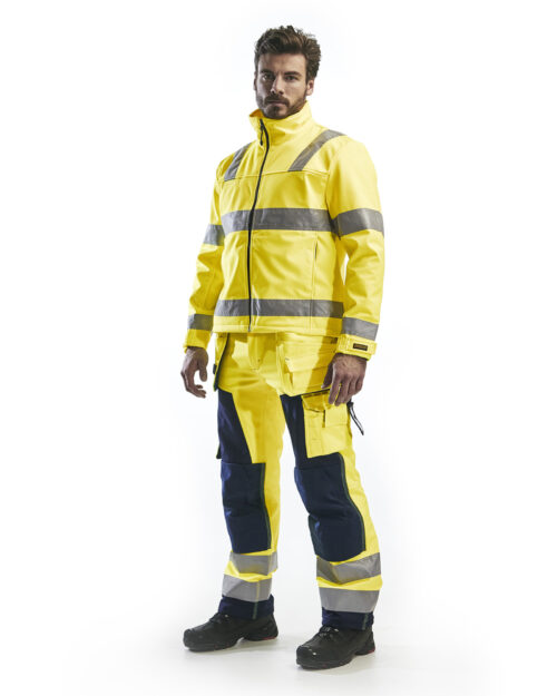 High Vis Softshell Jacke