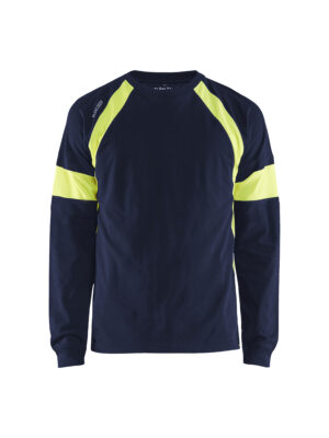 1cc3b699-aefb-42ee-90f9-11d14a8edd38 Langarmshirt mit High Vis