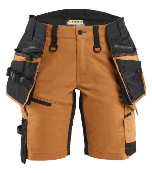 STRIKER Damen Handwerker Shorts mit Stretch