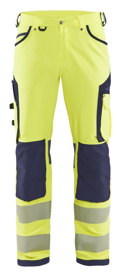 High Vis Arbeitshose 4-Wege-Stretch ohne Werkzeugtaschen