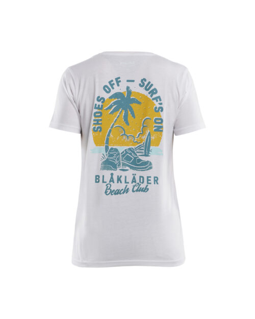 Damen T-Shirt Blåkläder Beach Club