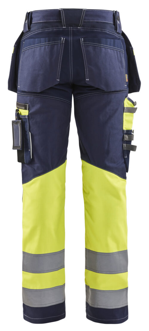 High Vis Arbeitshose mit Stretch