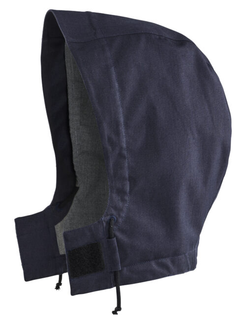 Schwer entflammbare Kapuze