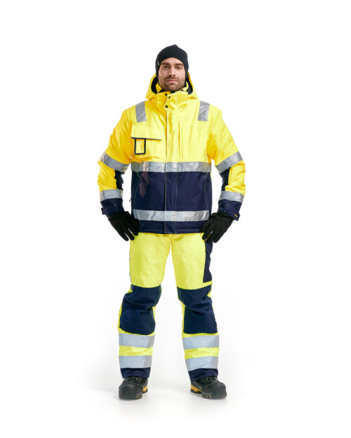 High Vis Winter Latzhose