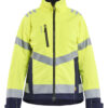 Damen High Vis Winterjacke leicht gefüttert