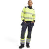 Damen High Vis Multinorm Sweatjacke
