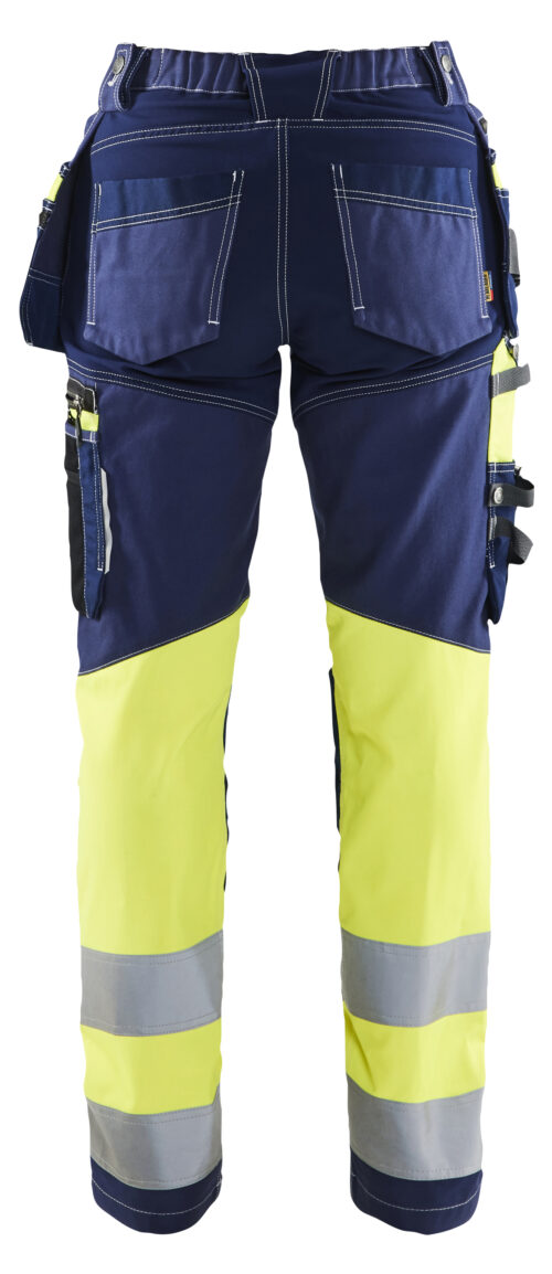 Damen High Vis Arbeitshose mit Stretch