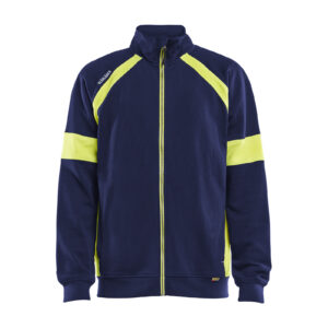 Sweatjacke mit High Vis
