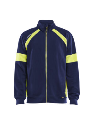 Sweatjacke mit High Vis