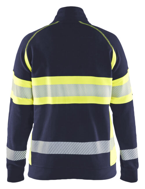 Damen High Vis Sweatjacke