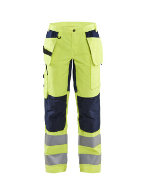 Damen High Vis Arbeitshose mit Stretch