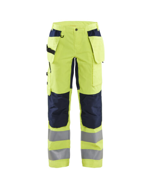 Damen High Vis Arbeitshose mit Stretch