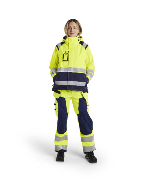 Damen High Vis Shell Jacke