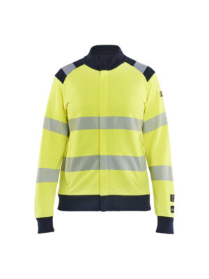 45f5f737-d081-4c58-8e21-9e0119b83a04 Damen High Vis Multinorm Sweatjacke