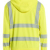 High Vis Sweatjacke mit abnehmbarer Kapuze
