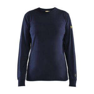 Damen Flammschutz Langarmshirt