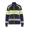 Damen High Vis Sweatjacke