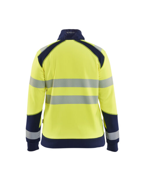 Damen High Vis Sweatjacke