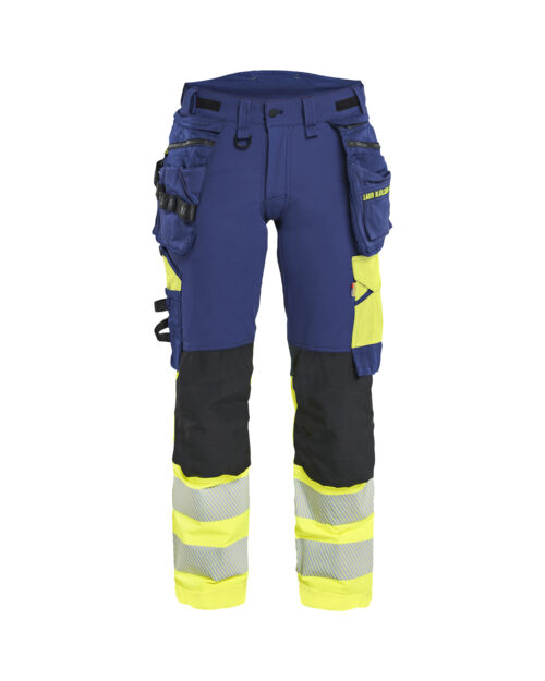 Damen High Vis Arbeitshose 4-Wege-Stretch