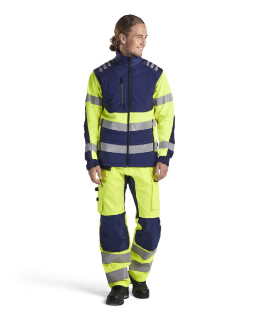 High Vis Arbeitshose mit Stretch