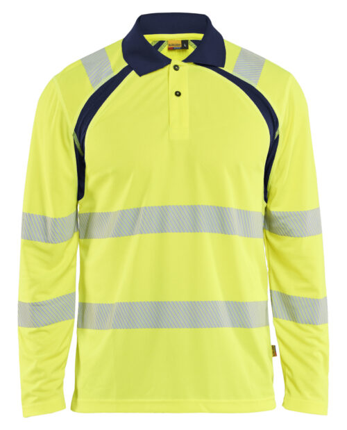 53a3712e-e262-4c45-9ca9-8f3bfa723b24 High Vis UV Langarm Poloshirt