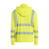 High Vis Sweatjacke mit abnehmbarer Kapuze