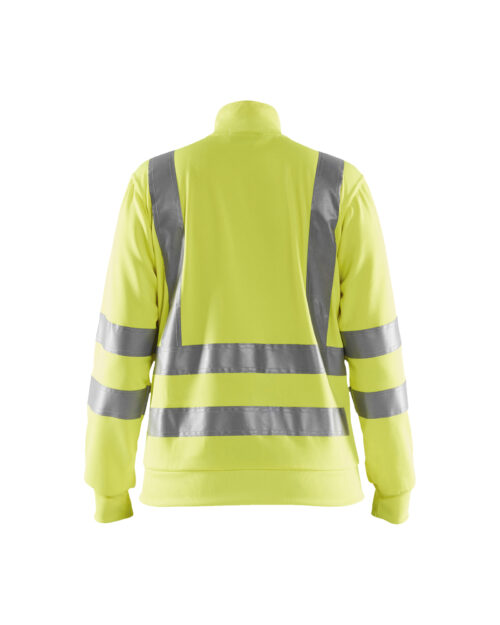 Damen High Vis Sweatjacke