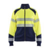 Damen High Vis Sweatjacke