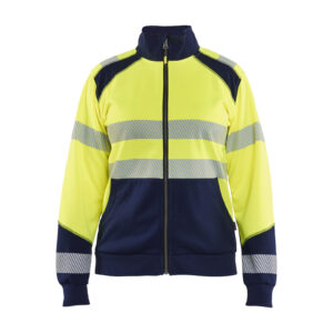 Damen High Vis Sweatjacke