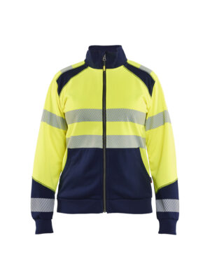 Damen High Vis Sweatjacke