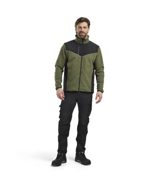 Strickjacke mit Softshell