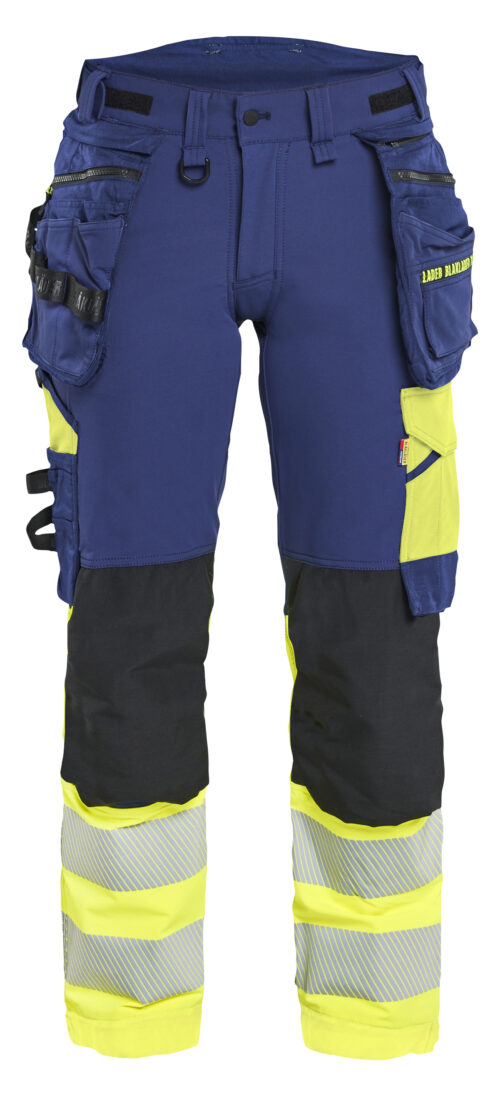 Damen High Vis Arbeitshose 4-Wege-Stretch